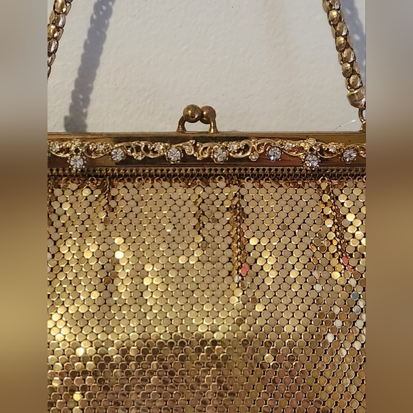 **1940's VINTAGE ** Whiting & Davis Mesh purse - Picture 2 of 3